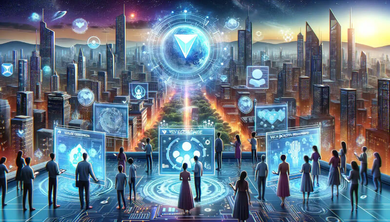 DALLC2B7E-2024-06-03-08.17.25-A-digital-illustration-representing-the-concept-of-VeChain-Boosts-Rewards-with-veDelegate_-The-Future-of-Governance.-The-image-features-a-futuristic