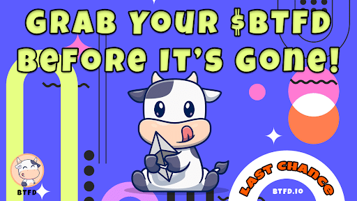 BTFD Coin Moo Deng Top meme coin presales to buy today Referral rewards Bulls Squad Investment BTFD Coin Presale Crypto Tokens Community