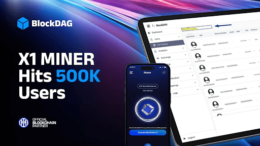 BlockDAG’s X1 Miner App Captures 500K Users Amid Surging Popularity! Does SOL Analysis Show Surge While DOGE Struggles?