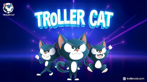 Troller Cat presale, Trollercat.com staking, Just a Chill Guy coin