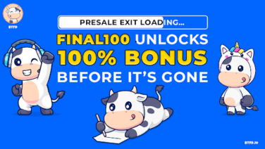 BTFD Coin presale, FINAL100 bonus BTFD