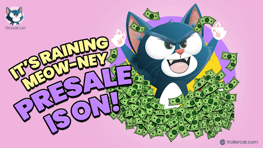 Troller Cat Presale, $TCAT Token, Best Cryptos For Beginners