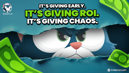 Troller Cat presale stage 5, buy TCAT Game Center staking