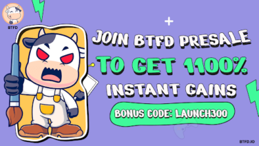 BTFD Coin presale ends today, 11900% ROI opportunity