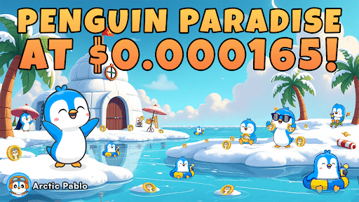 Arctic Pablo Coin presale, Penguin Paradise APC price