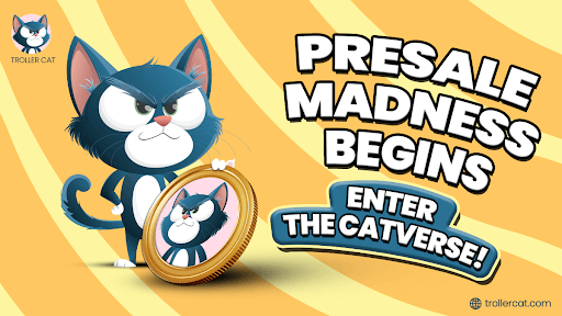 best meme coins for beginners, troller cat presale, buy TCAT