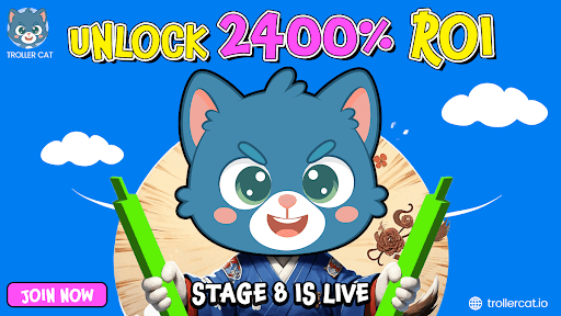 Best 100x crypto, Troller Cat presale