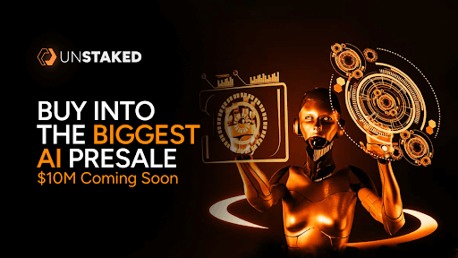 Unstaked’s Presale Rockets to Nearly $9M in a Matter of Weeks! Sui Struggles Under $4 & VeChain Falls to $0.0257