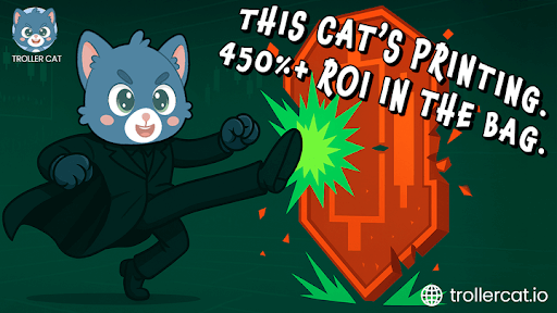 Troller Cat presale, best meme coin presale to buy this week