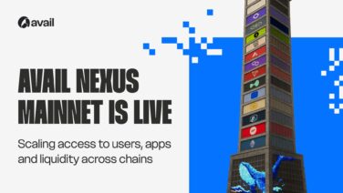 Avail Launches Nexus Mainnet, Unifies Liquidity Across Ethereum, Solana, EVMs