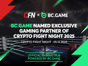 BC.GAME named Exclusive Gaming Partner of Crypto Fight Night 2025