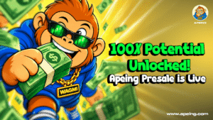 $0.0005 Now, $0.00055 in 4 Days! Apeing’s Best Meme Coin Presale Is Moving Fast with 1,900% ROI